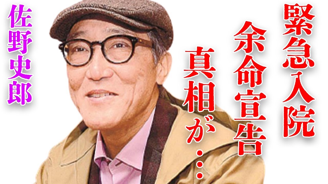 佐野史郎が緊急入院した大病の正体…“余命宣告”された過去の難病の現在の病状に言葉を失う…「ずっとあなたが好きだった」でも有名な俳優と布施博との深すぎる確執に驚きを隠せない…