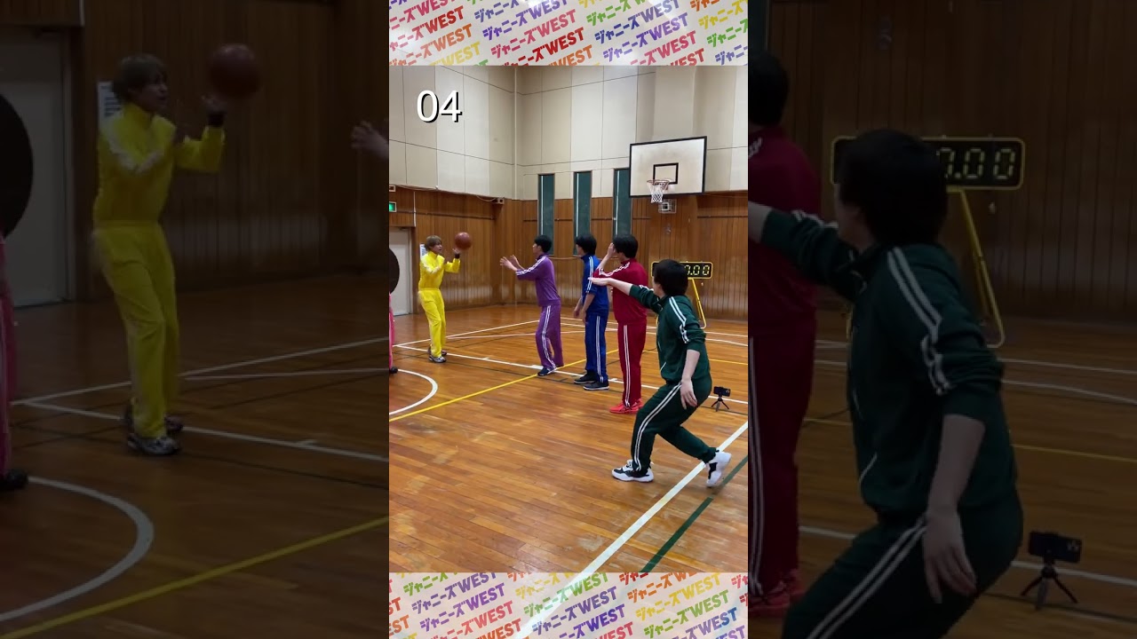 🌈ジャニーズWEST流🌈フリースローチャレンジ　神山智洋編
