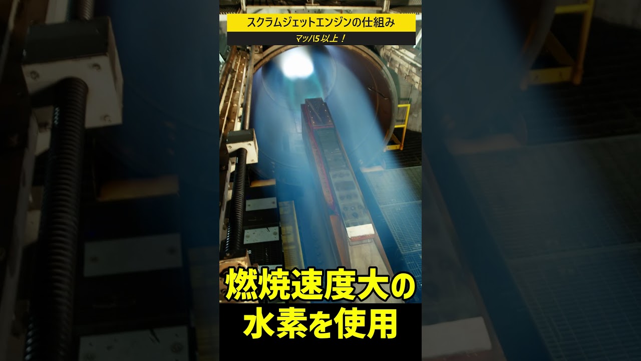 スクラムジェットエンジンの仕組み #shorts