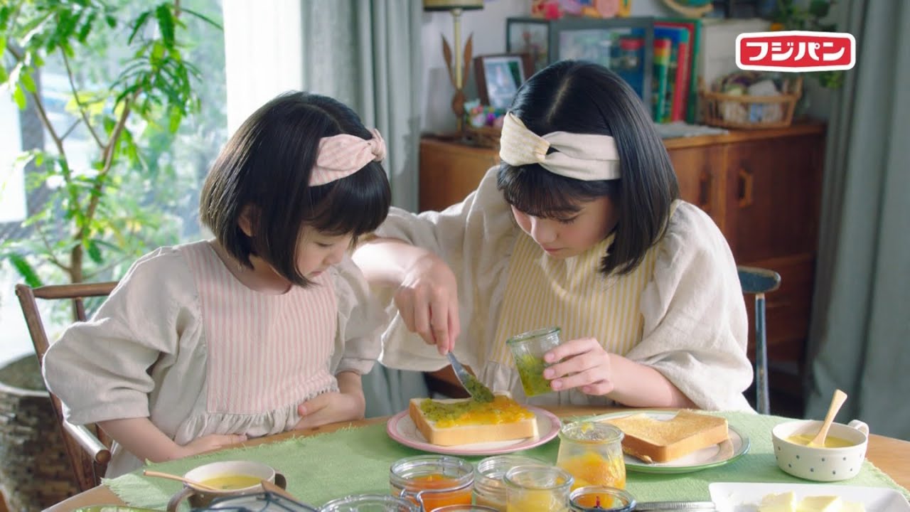 松下由樹、毎田暖乃、小野井奈々  フジパン「姉妹の朝食」篇 TVCM