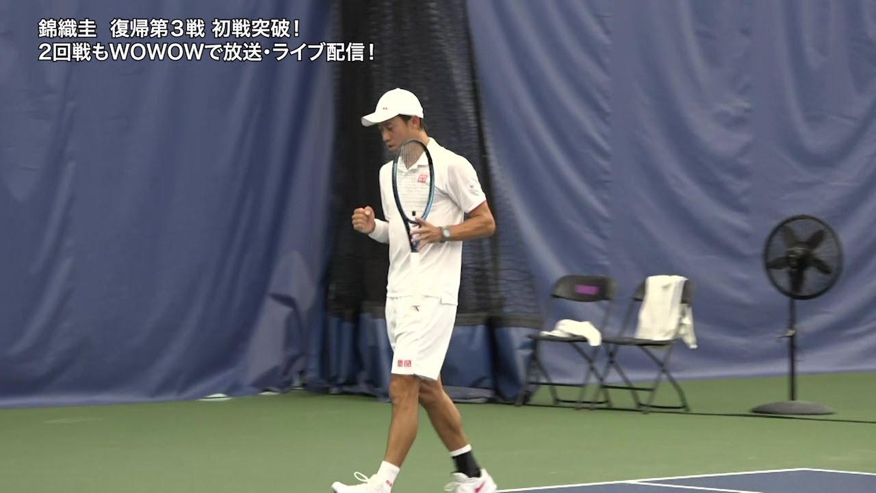 【1回戦】A.ガラルノー vs 錦織 圭 ハイライト│男子テニスＡＴＰチャレンジャー シカゴ【WOWOW】