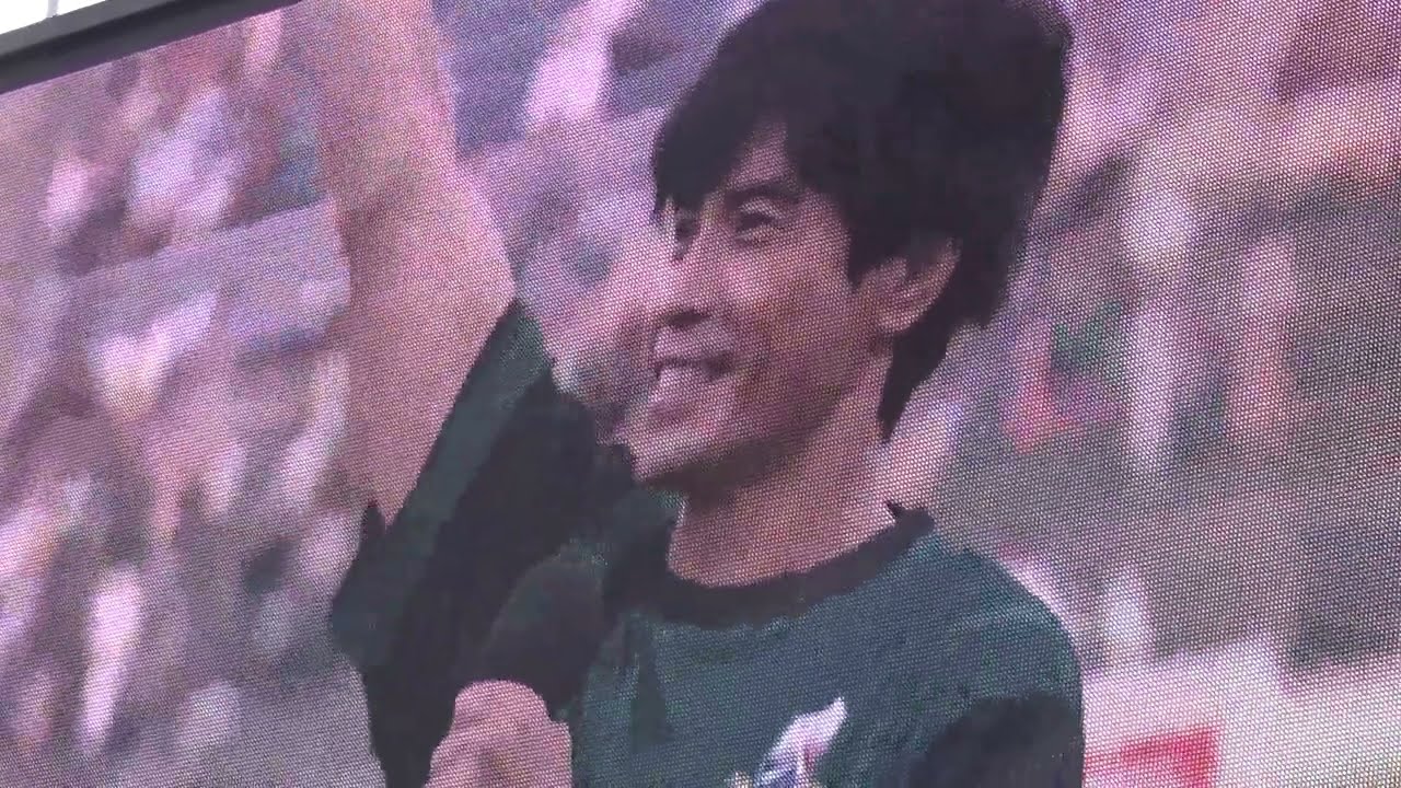伊藤英明さん長良川に来場！豪快にFC今治(いまじ)と言ってしまう…笑　J3FC岐阜vs FC今治