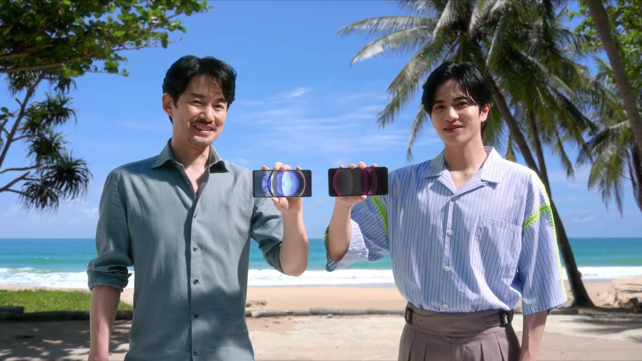 竹野内豊、志尊淳出演／シャープ新ウェブCM「AQUOS 真夏の屋外篇」