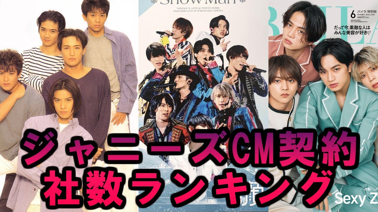 ジャニーズCM契約社数ランキング、1位はSnow Man！なにわ男子、セクゾ・菊池風磨も健闘