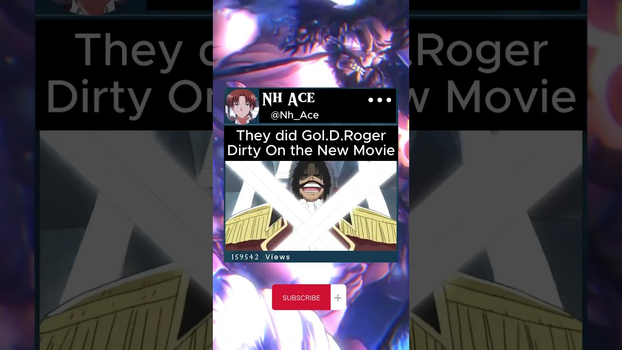 They did Gol.D.Roger Dirty