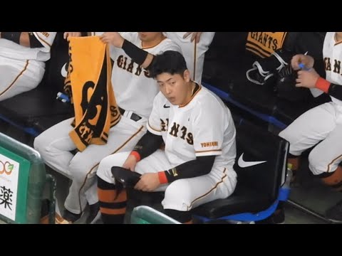 ブチギレの巨人岡本和真、バット投げからのヘルメぶん投げ！巨人対楽天　6/17(土)in東京ドーム　セ・パ交流戦