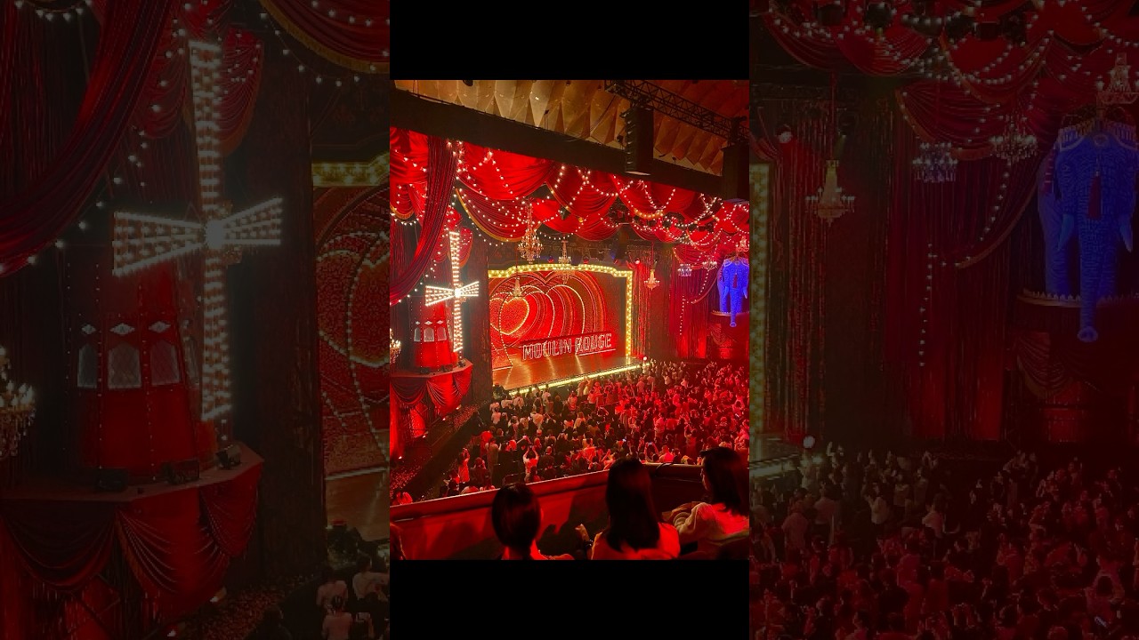 ムーラン•ルージュ帝国劇場で観覧