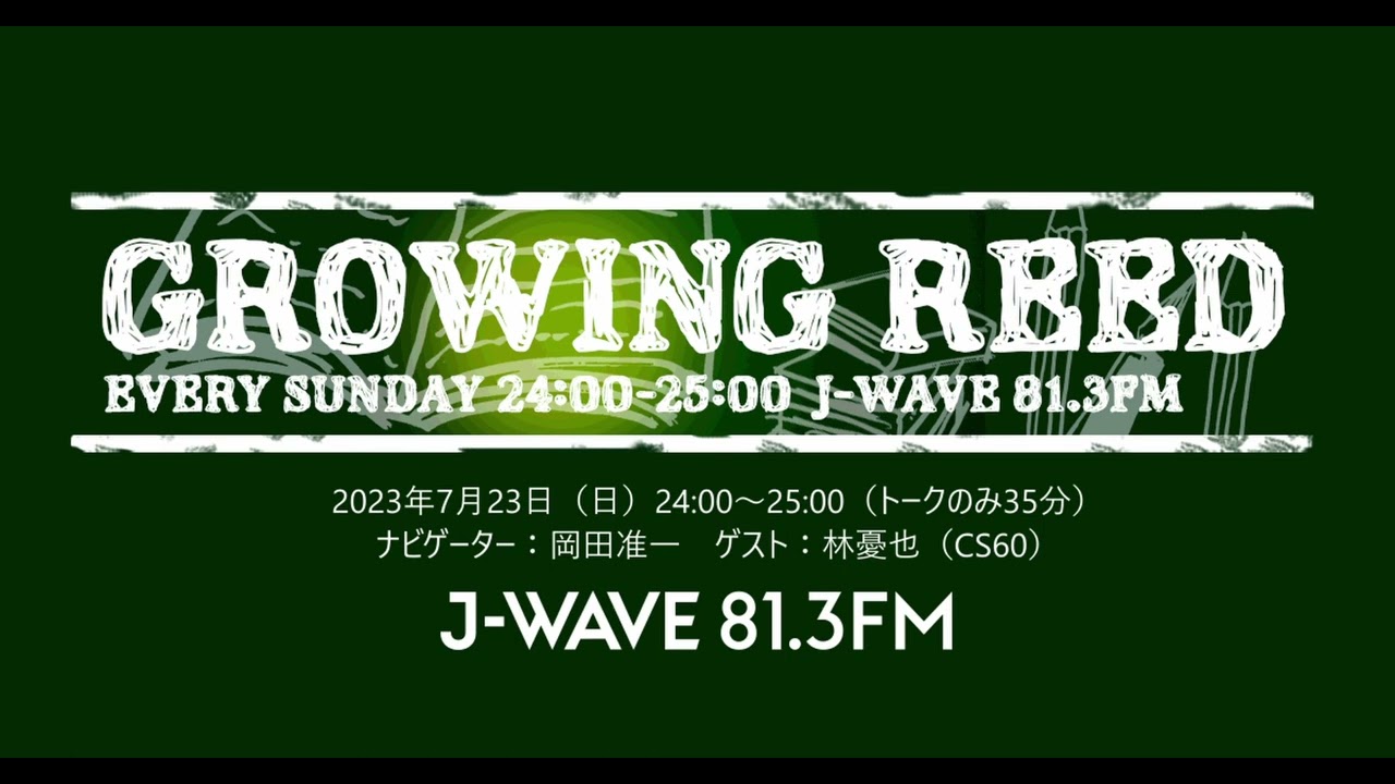 岡田准一 GROWING REED 2023.7.23 ゲスト:CS60林憂也