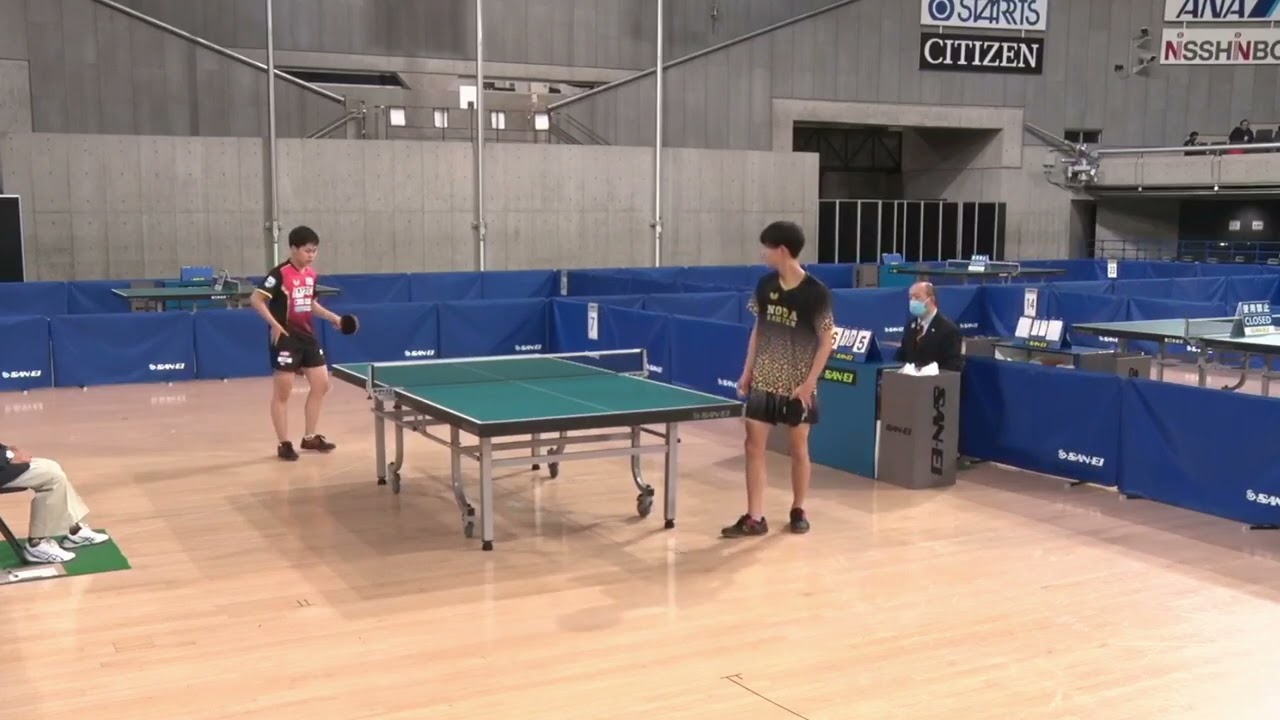 2023年全日本卓球選手権大会 松島 輝空 vs 木方 圭介