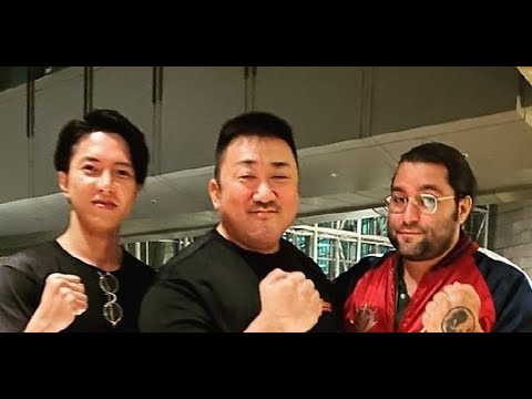 H91- マ・ドンソク、山下智久と対面！ガッツポーズに笑顔で…意外な組み合わせにファン驚き - Kstyle