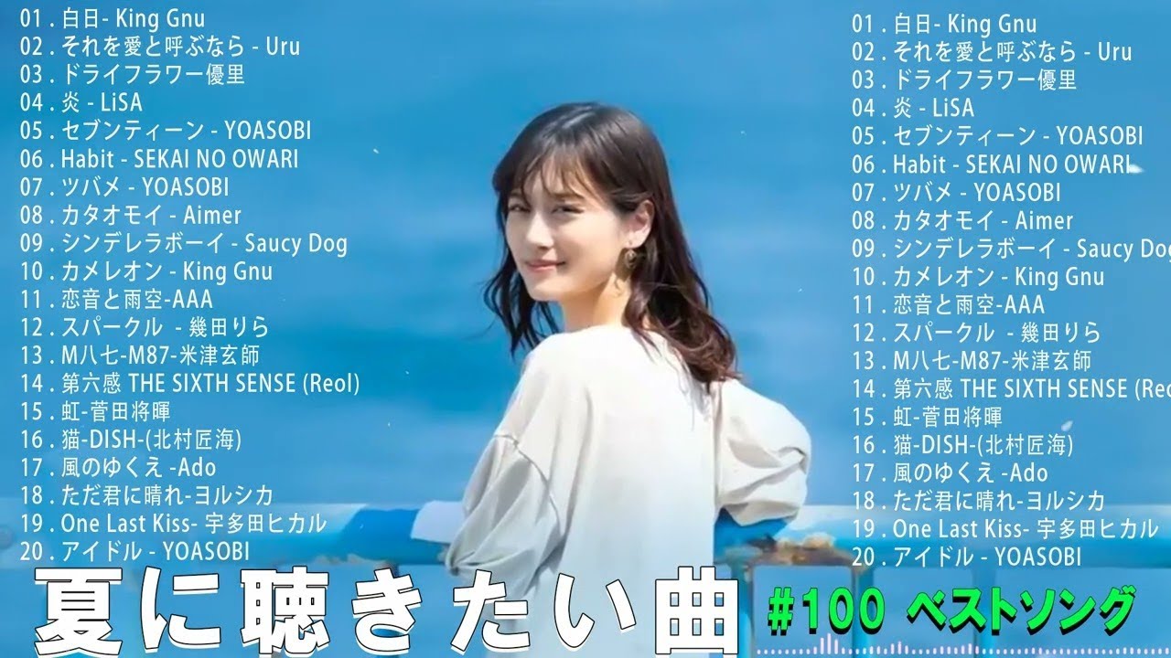 音楽 ランキング 最新 2023 ベストソング 20222023米津玄師,あいみょん,YOASOBI,宇多田ヒカル,King Gnu,菅田将暉 14