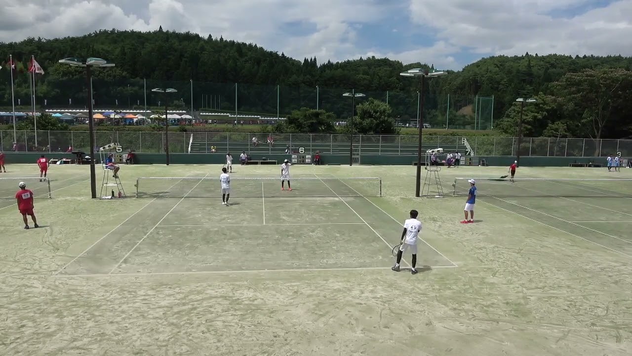 2021年IH ソフトテニス 男子個人2回戦 髙垣佳弘・笹尾倖芽 南丹(京都) vs 遠藤優太・杉田涼哉 上田千曲(長野)