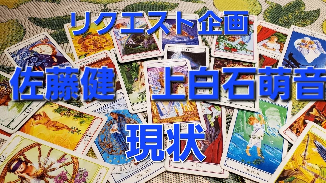 リクエスト企画　佐藤健と上白石萌音現状をタロットでみた