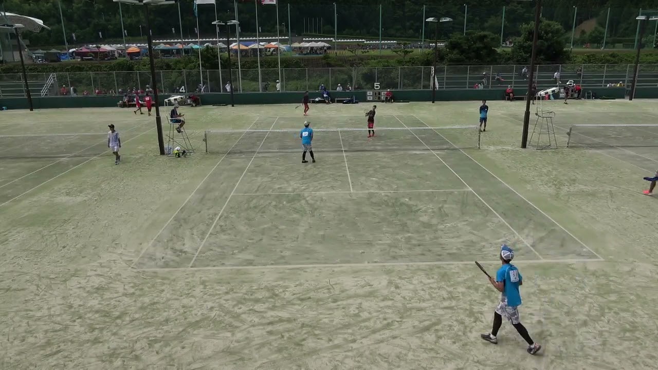 2021年IH ソフトテニス 男子個人2回戦 久住颯希・中茎虎之介 昌平(埼玉) vs 泉原大地・小林純大 富山工(富山)