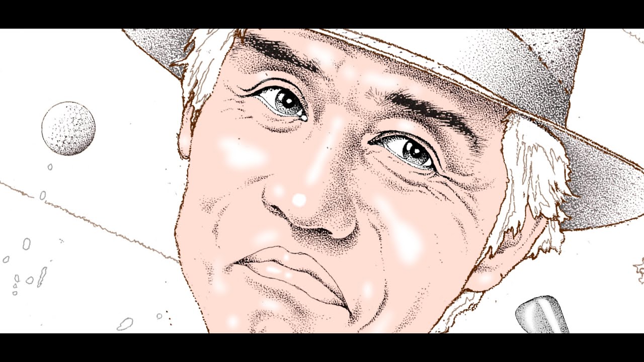 「ぴあ」8月表紙 佐藤浩市 イラストメイキング