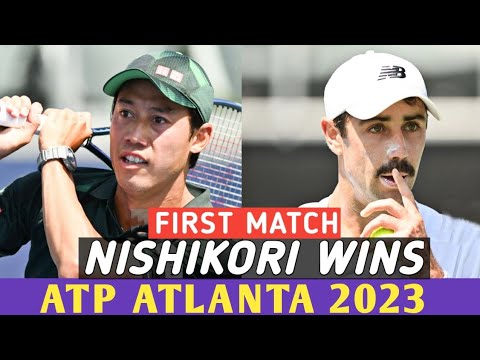 Kei Nishikori 錦織圭 vs Thompson Full Highlights - Atlanta Open 2023 Tennis