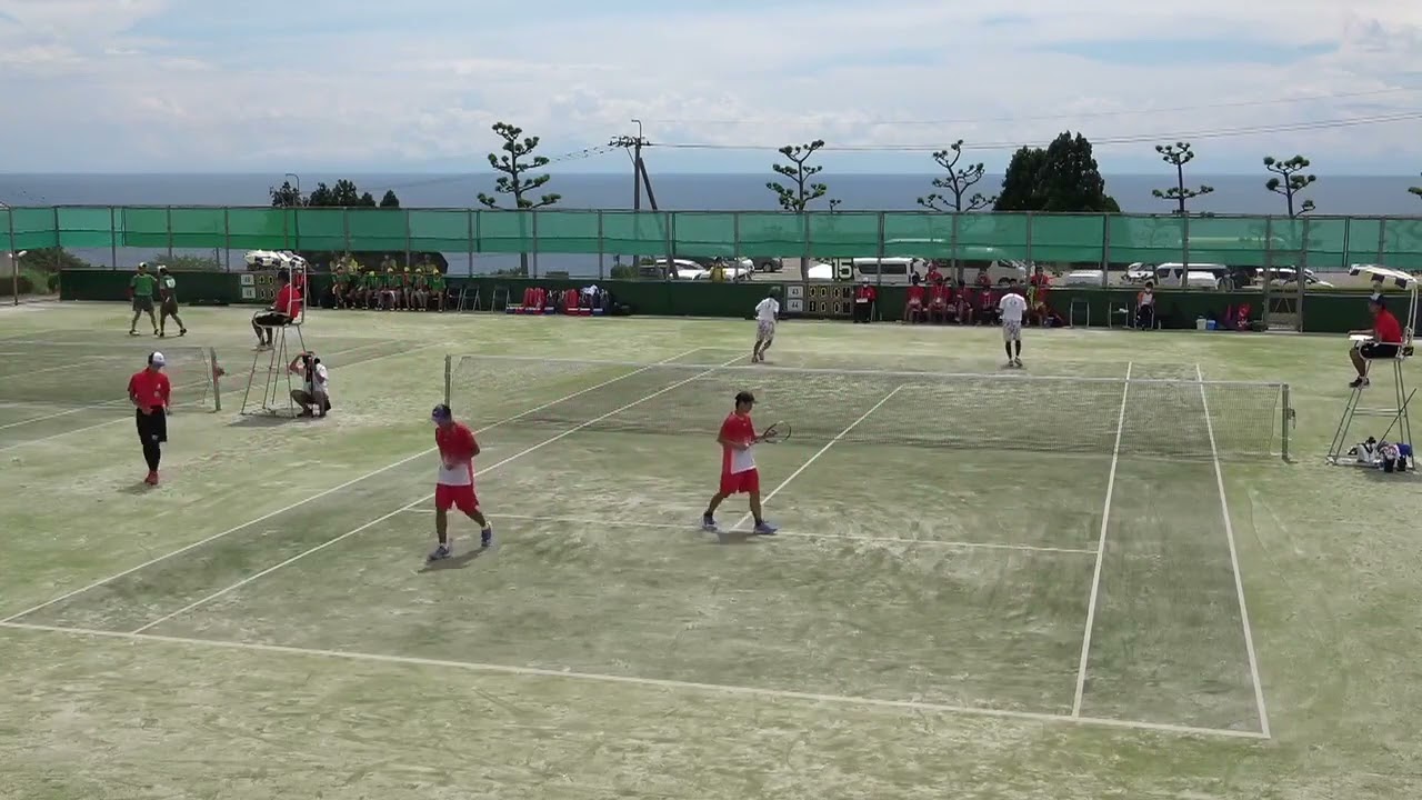 2021年IH ソフトテニス 男子団体2回戦 市尼崎(兵庫) vs 矢坂中央(栃木)