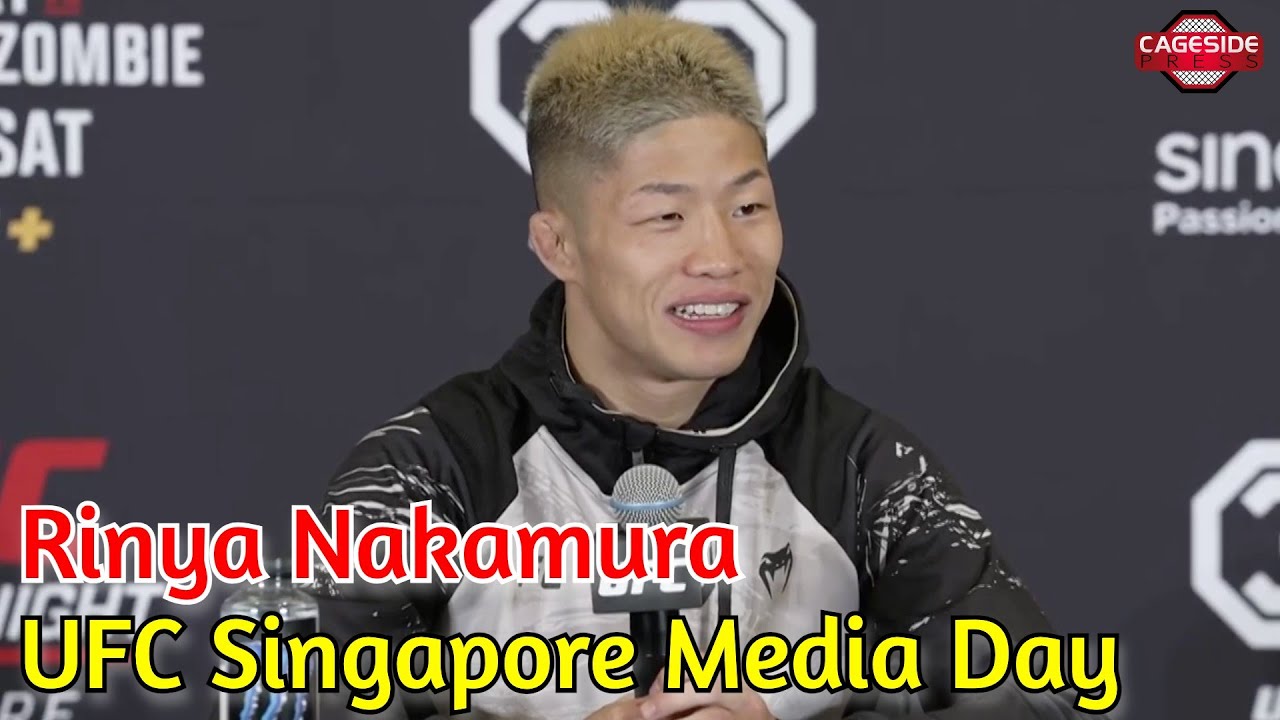 Rinya Nakamura Trying To Stay Calm Prior To First Bout With Crowd, Main Card Debut | UFC Singapore