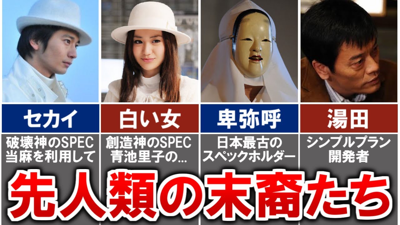 【SPEC】世界の創造主「先人類」の目的は何だった...?!セカイや卑弥呼、ガイアの意思など徹底解説