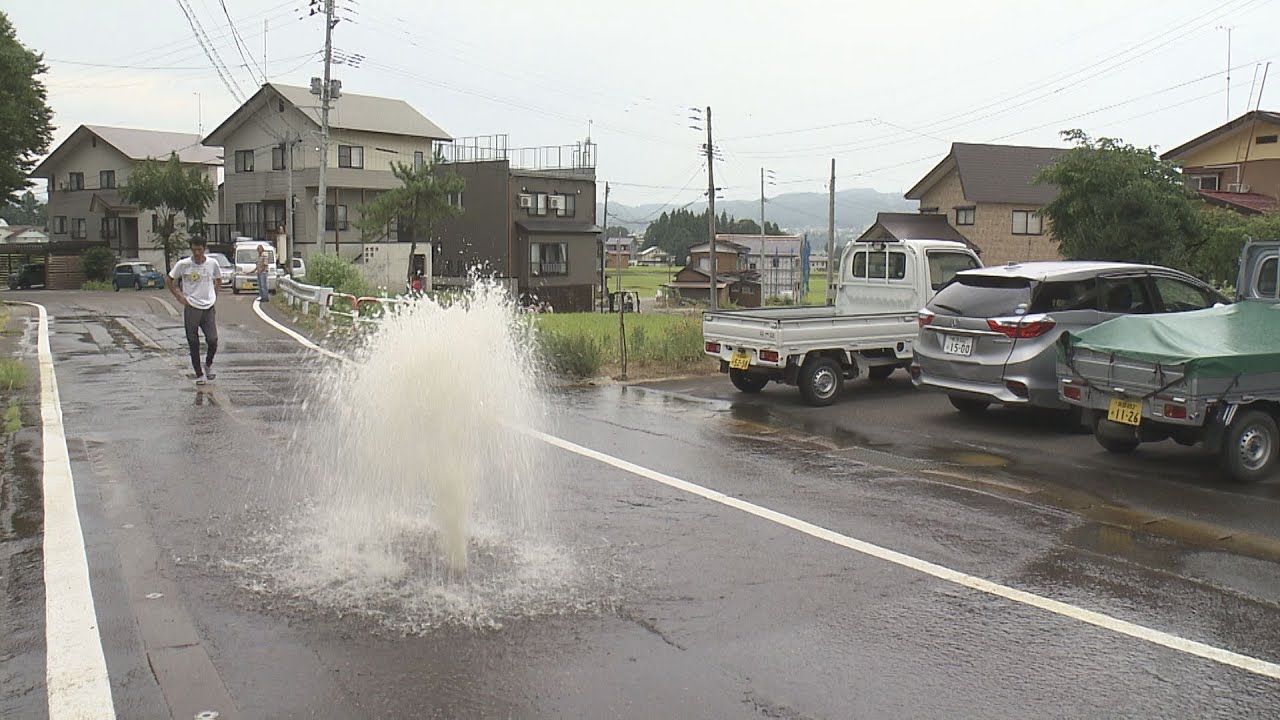 消雪パイプを緊急稼働･地下水くみ上げ 続く水不足･恵みの雨はもたらさなかった台風　スーパーJにいがた8月16日OA