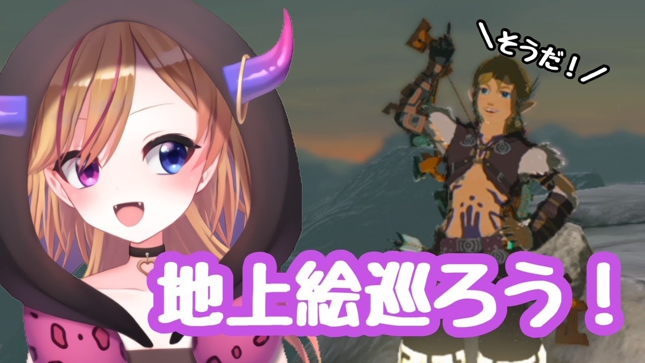 【ゼルダの伝説 ティアーズ オブ キングダム】地上絵ツアー！！【黒霧ニコア/垂直落下式XXX】