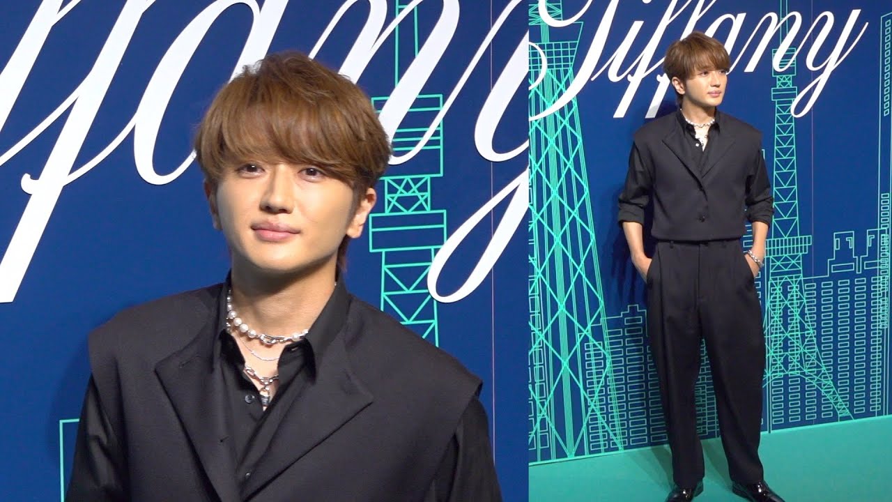 Nissy、大人の色気全開コーデで登場　ティファニーに負けない輝きの笑顔で魅了　『ティファニー表参道』オープニングイベント