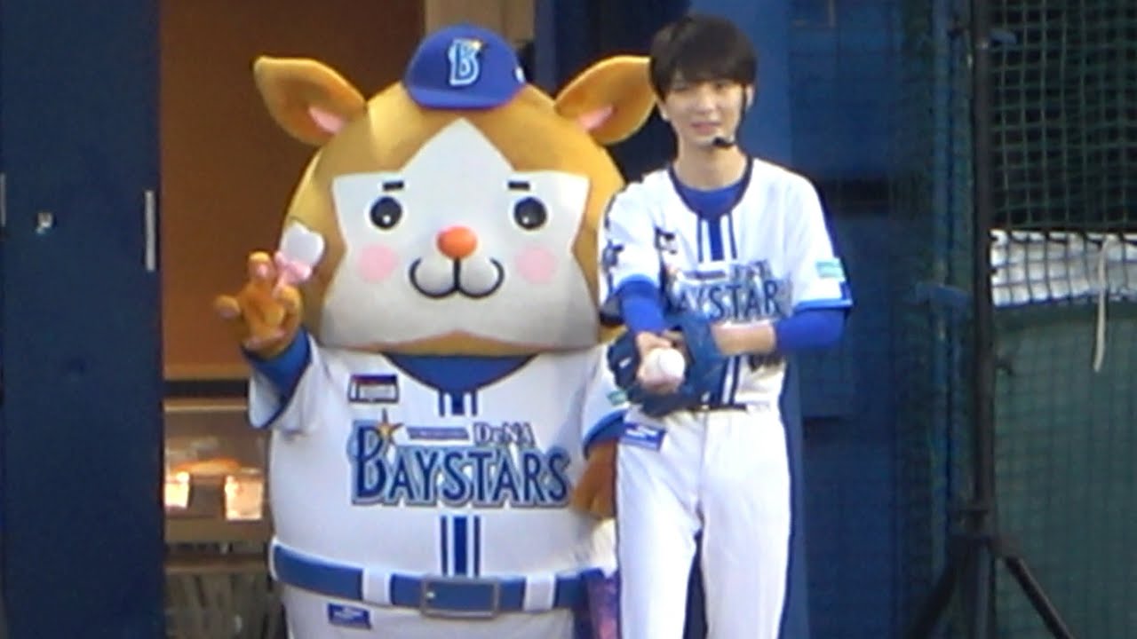 HiHi Jets 高橋優斗さんによる始球式！場内から黄色い歓声が上がる！ (2023/09/14)