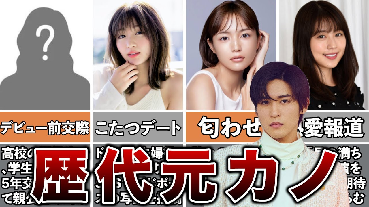 【閲覧注意】目黒蓮が付き合っていたとされる女性8選