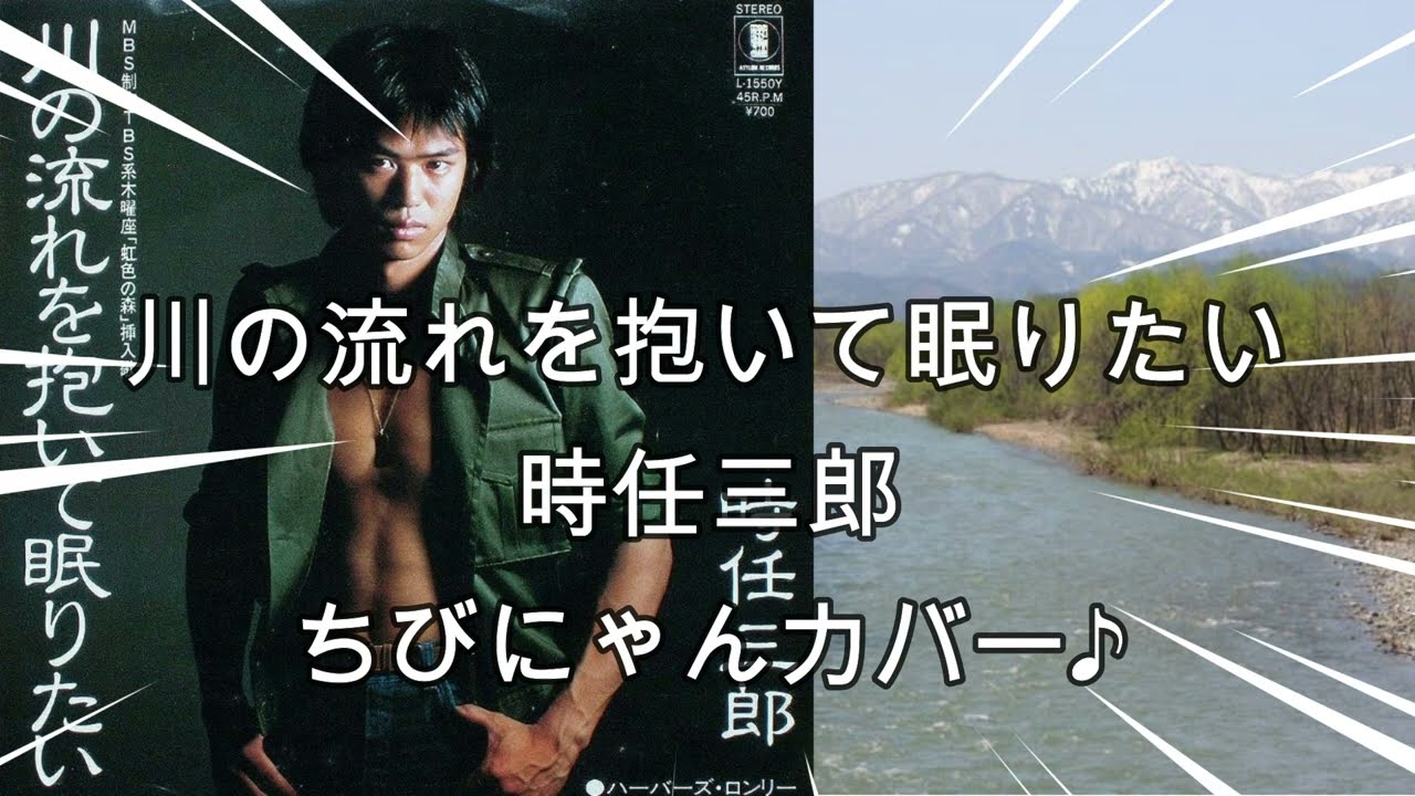 川の流れを抱いて眠りたい　時任三郎　ちびにゃんカバー♪