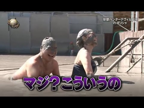 『イッテq』 🅷🅾🆃「珍獣ハンターデヴィ & 出川 in ギリシャ」