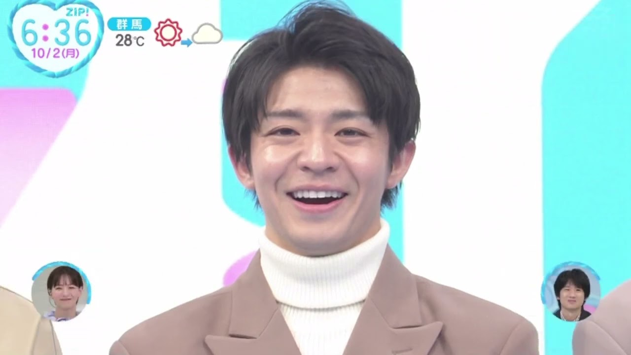 ジャニーズ退所岸優太28感謝のメッセージ『ZIP!』2023年10月2日【HD】