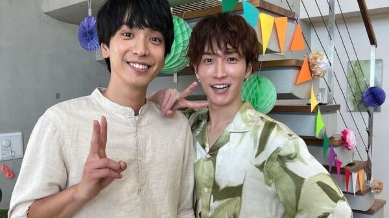 Snow Man・渡辺翔太、若干動脈ピース気味？「ウソ婚」黒羽麻璃央とのゼロ距離ニコニコ2ショが尊い