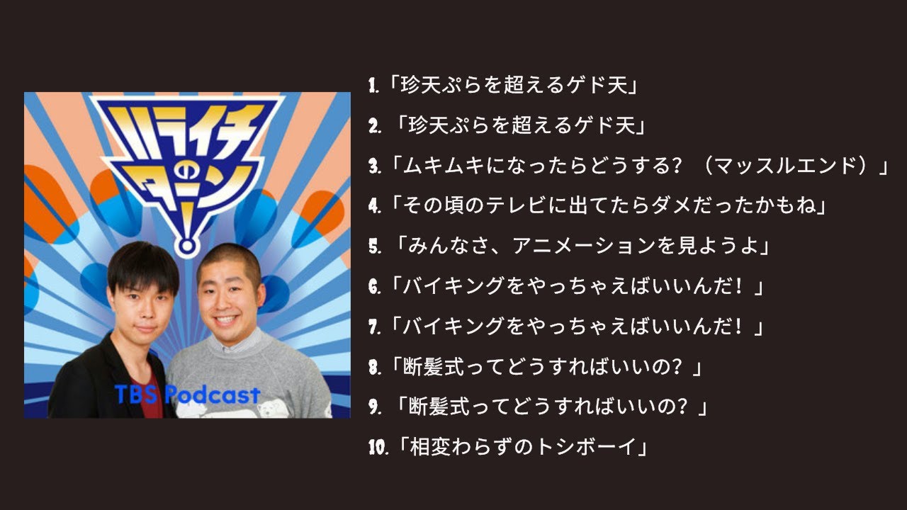 概要 ハライチのターン！ by TBS RADIO