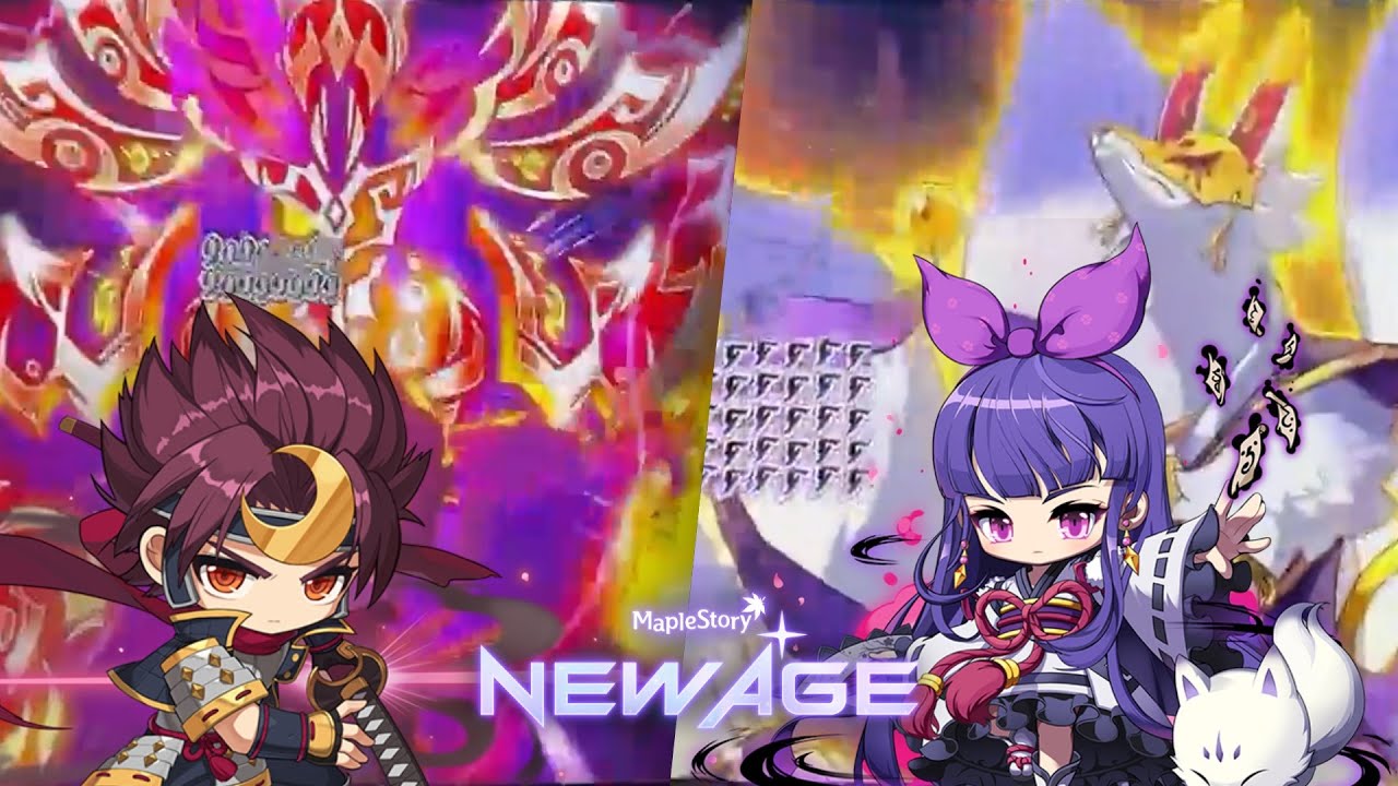 MapleStory NEW AGE: Hayato & Kanna 6th Job Skill Preview