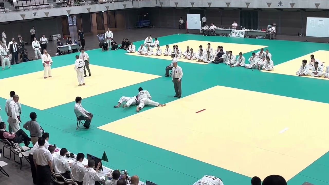 インターハイ柔道競技 東京都予選 男子個人 100㎏級 準決勝戦 (海堀翔伍 対 松尾駿) 令和5年5月20日(土)