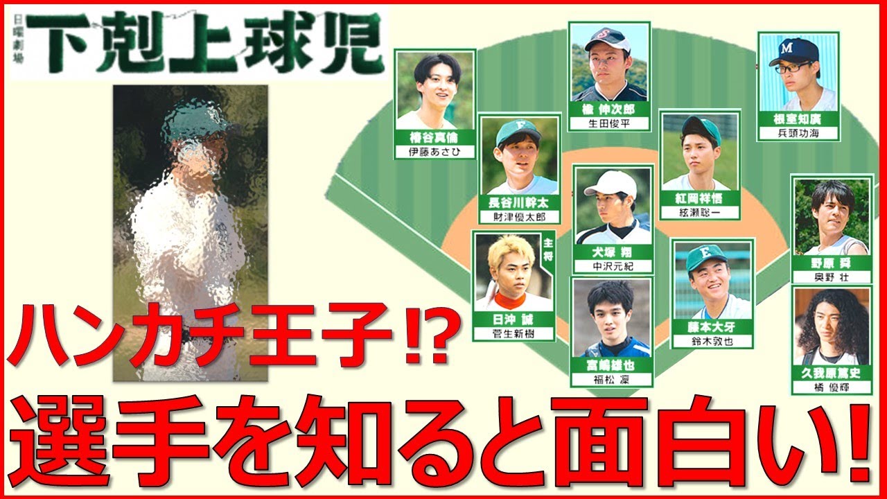【下剋上球児】選手を知るとドラマが何倍も面白い！ハンカチ王子も！？【鈴木亮平  菅生新樹 中沢元紀 兵頭功海 伊藤あさひ 財津優太郎 橘優輝 奥野壮 絃瀬聡一 小林虎之介 生田俊平 福松凜 鈴木敦也】