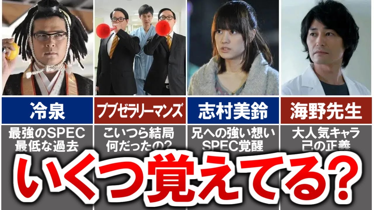 【SPEC】99%が忘れている隠れ最強スペックホルダー５選