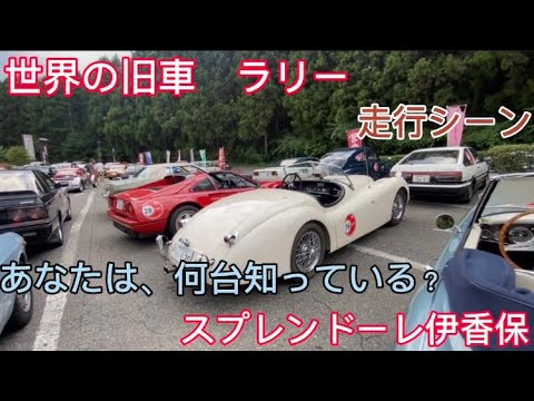 堺正章、石田純一、世界の名車！旧車ラリー！！スプレンドーレ伊香保！！走行シーン　#旧車 #supercars