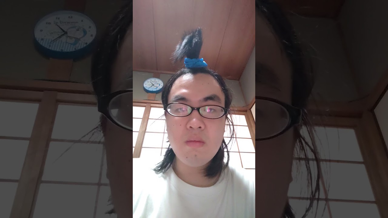 普段の髪型公開     #Shorts