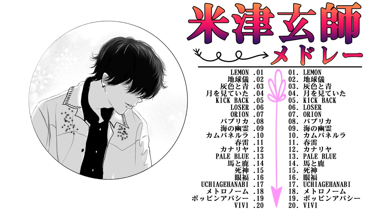 米津玄師メドレー完全版 広告なし🍋Kenshi Yonezu New songs 11/2023