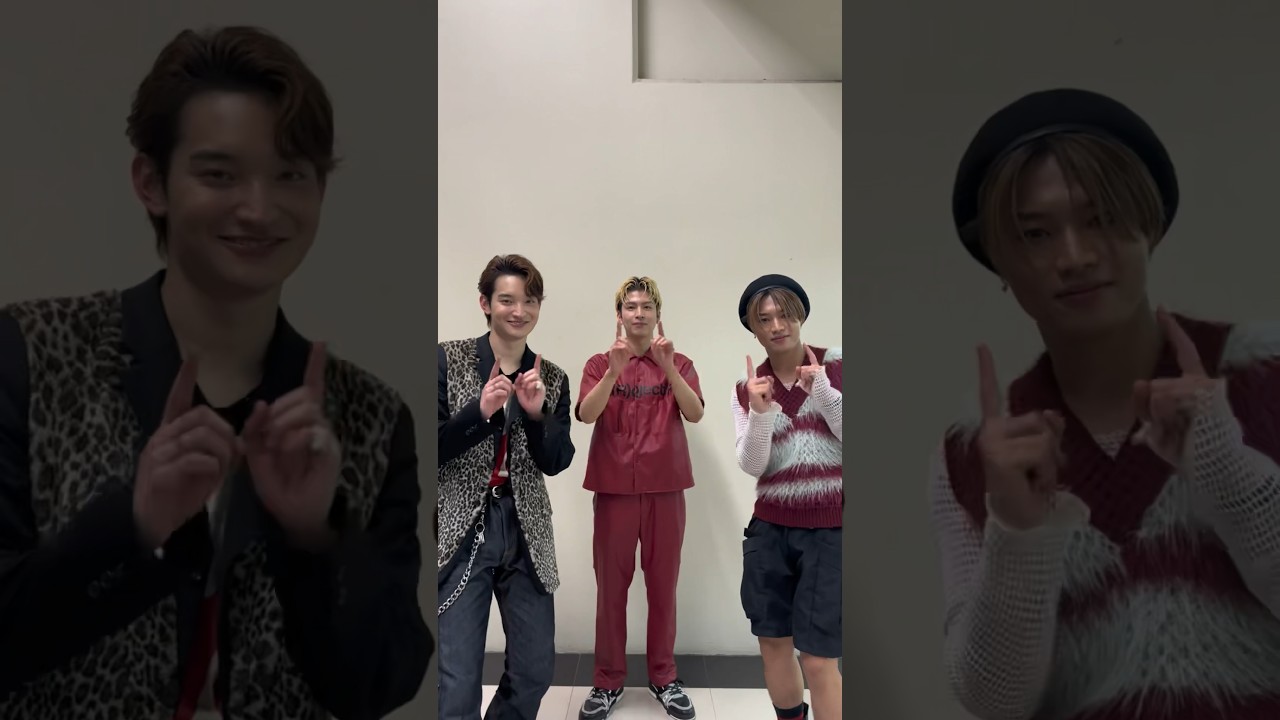 慎さんと👊💚#TemperatureChallenge speed up ver.🌡️#THERAMPAGE #長谷川慎 #PSYCHICFEVER #REN #RYUSHIN