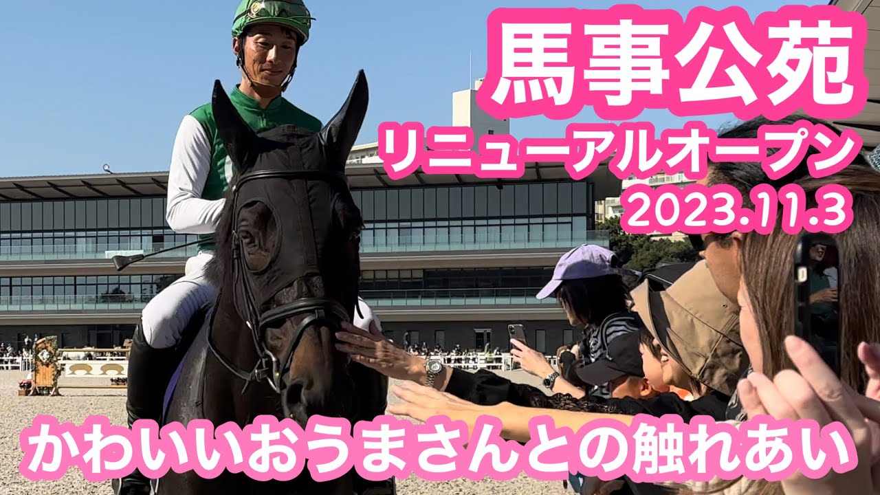 【溝端淳平さんをゲストに】馬事公苑リニューアルオープン記念イベント|公苑内紹介ダイジェスト|お馬さんが平和に暮らせますように 2023.11.3