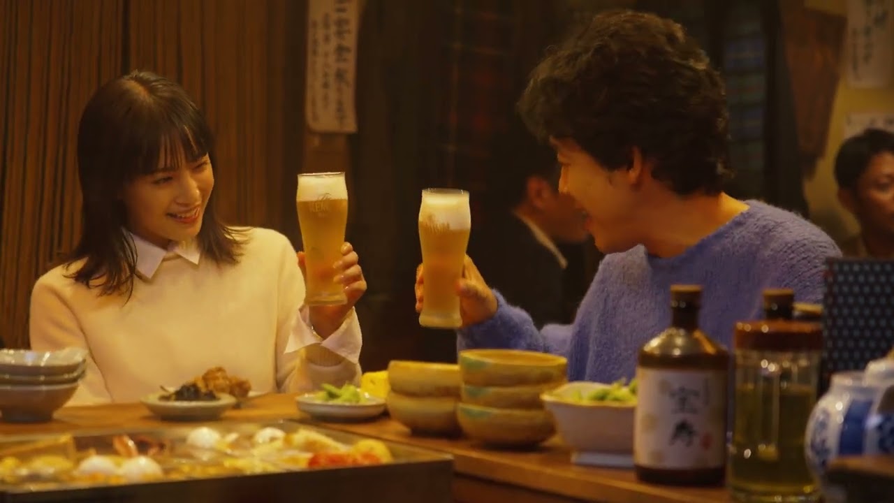 ザ・プレミアム・モルツ 『年末のごほうび篇 メイキング』 9分1秒 大泉洋 広瀬すず サントリー