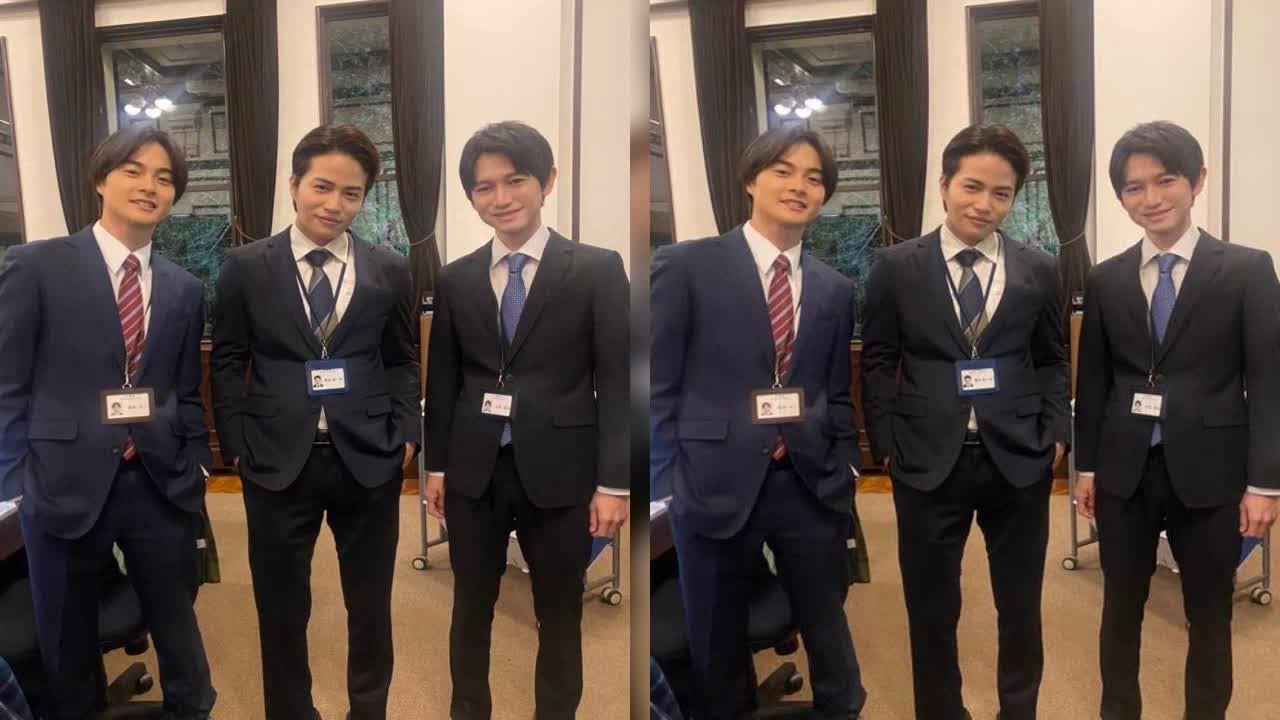 新着- Sexy Zone・菊池風磨、オールバックのスーツ姿が凛々しい！「ゼイチョー」本郷奏多&結木滉星の同期ショットが眼福
