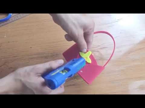 xếp giấy màu thành hình