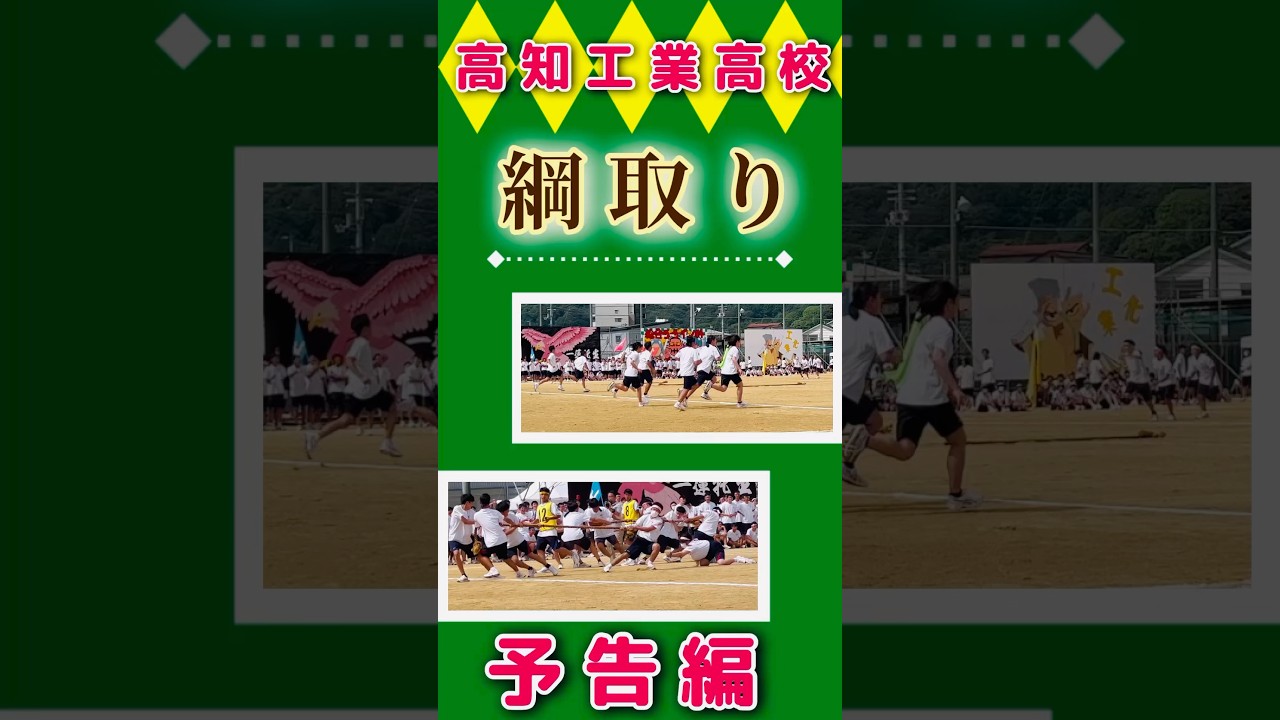何ちゅうパワーやぁ💦💦和田正人さんの母校🙌🏻高知工業高校の綱取り物語💪🏻part1
