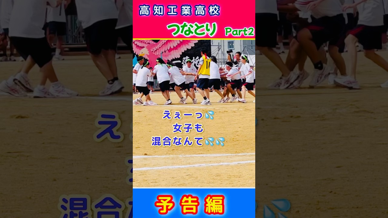 いだてんチーム参上‼️和田正人さんの母校🙌🏻高知工業高校の綱取り物語💪🏻part2 #sports #体育祭