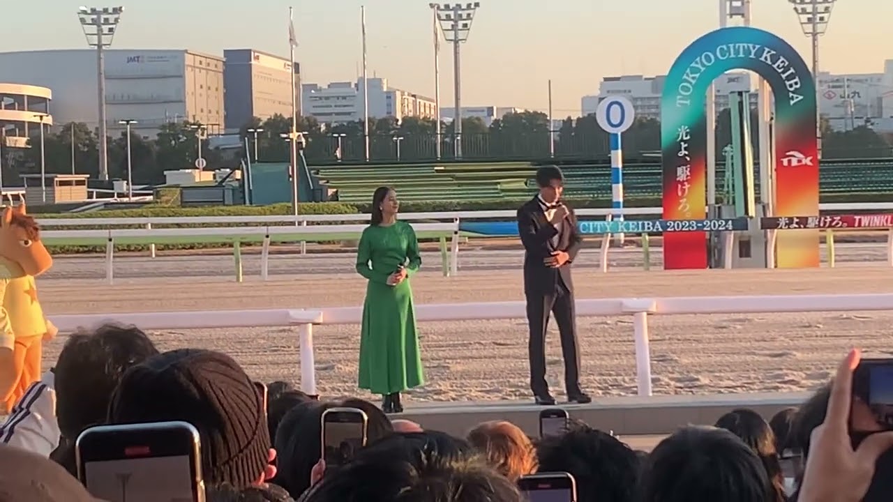 福士蒼汰と新木優子の東京大賞典後のインタビュー  #福士蒼汰  #新木優子