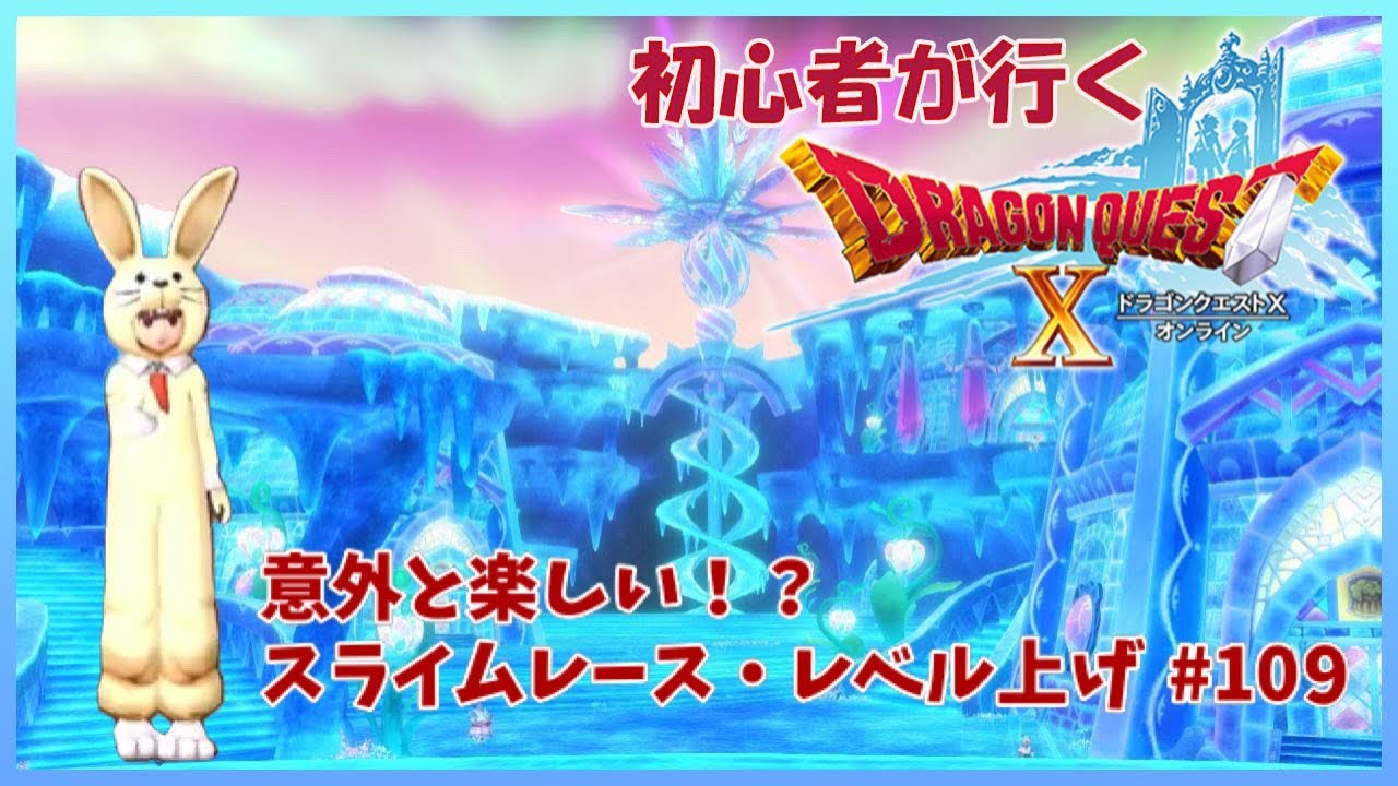 生まれて初めてのドラクエ10　#109 意外と楽しい！？レベル上げとスライムレース！