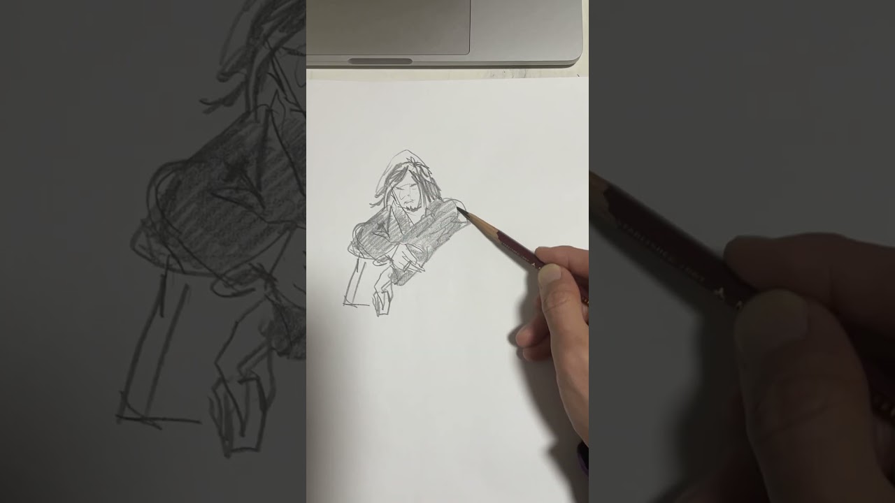 Day44 Croquis practice. #drawing #art #illustration #dessin #croquis #sketch #素描 #クロッキー #デッサン #松田龍平